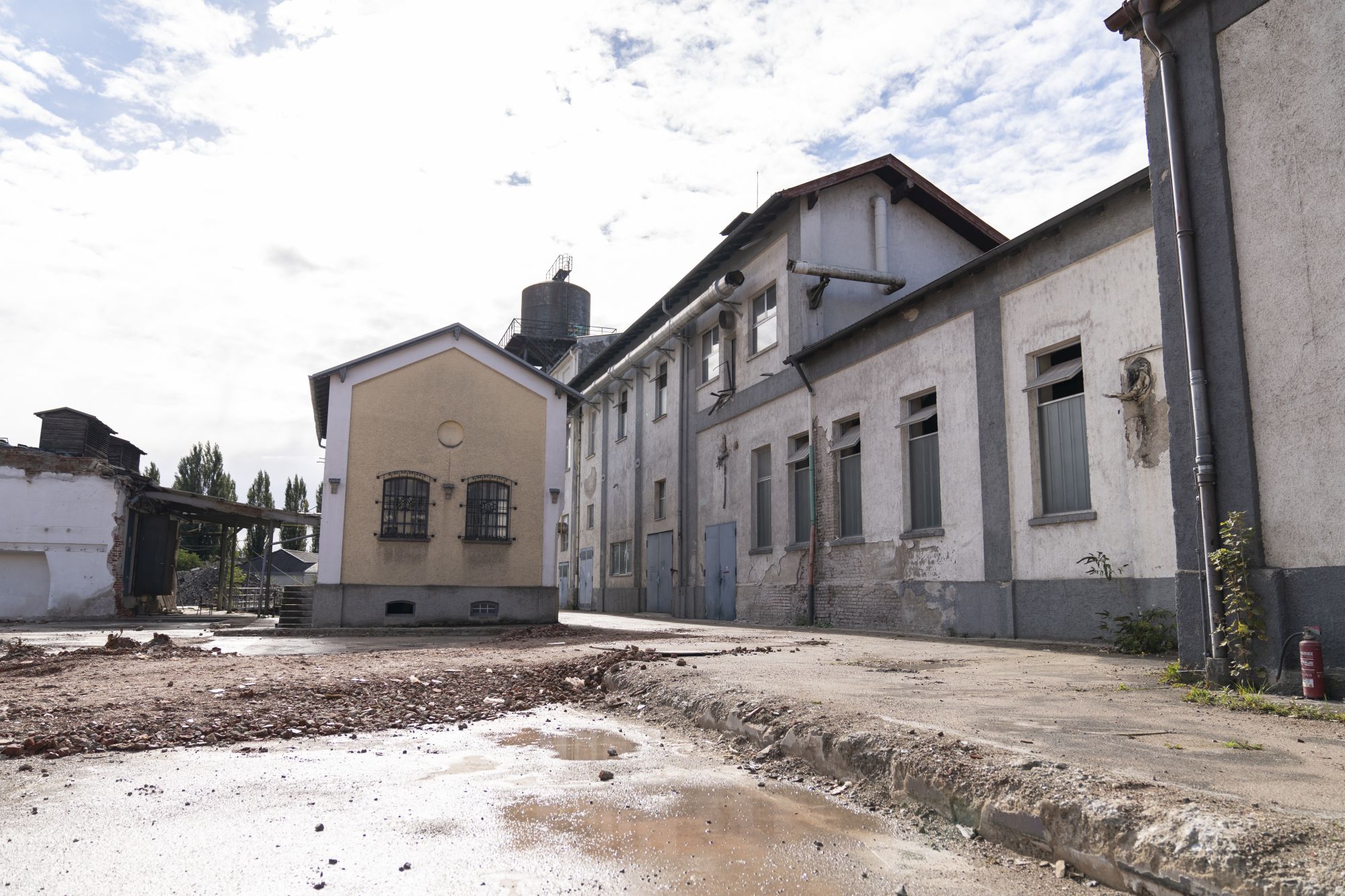 Altes Fabrikgelände in Dachau
